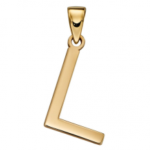 Gold Letter 'L' Pendant (GP 2211)